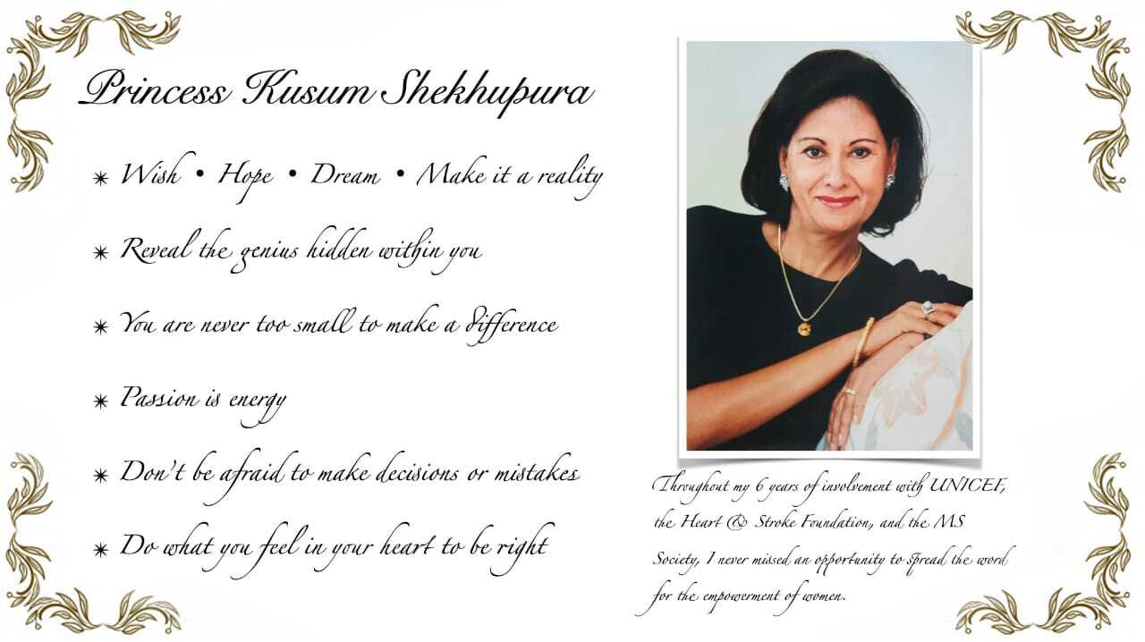 Princess Kushum Sekhpura